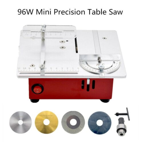9200//min Mini scie sur table multi-fonction de bureau machine de découpe 4 lames Bricolage Métal