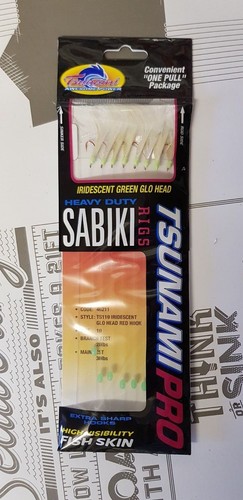 Tsumani Sabiki Rigs baitfishing 4 types mackeral LRF
