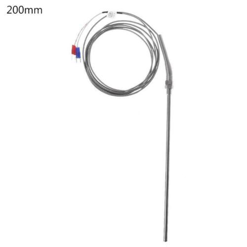 K type Thermocouple 2m Cable M8 Thread Temperature Sensor Probe 50mm/100mm/200mm 