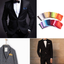 Wedding Set Mens Handkerchief Lot 30-Pcs Assorted Silk Satin Pocket Square Party