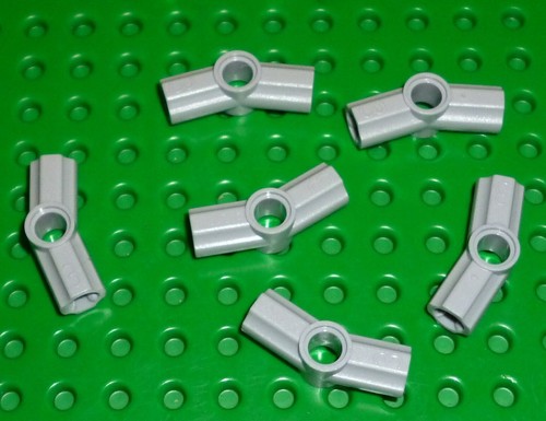 TK224 Lego-Technic-Essieux /& PIN CONNECTEURS coudé #3 Light B Gris x 6 32016