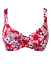 N62 Swimsuit Magisculpt Red Floral Bikini Bottoms,Bikini Top