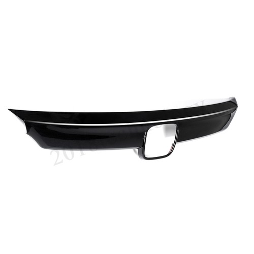 Glossy Black Car Front Bumper Cover Grille Cover Trim For Honda Accord 18-19