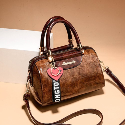 Luxury Totes Alligator Boston Bags Women Crocodile Pattern Handbag Shoulder Bag