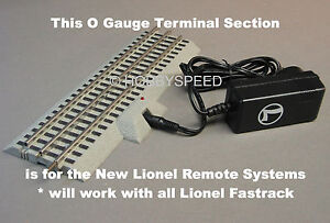 Lionel O Gauge FasTrack 10" Straight Power Supply Pack RC Lionchief 