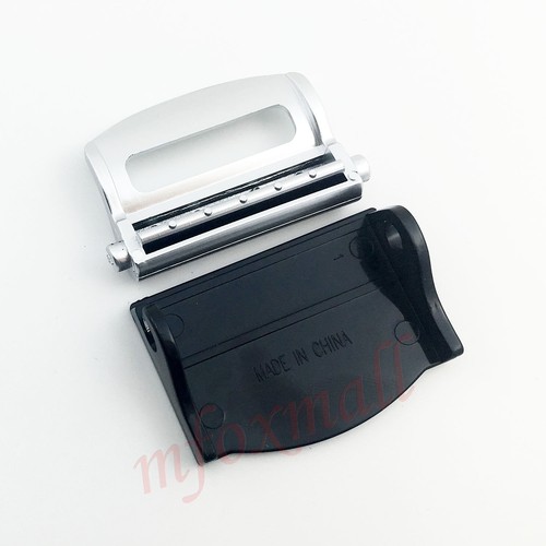 2X Auto Parts Seat Belt Safety Adjuster Holder Clip Clamp Stopper Buckle Silver