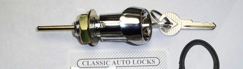 Details about / 65-66 MUSTANG TRUNK LOCK /& Bezel w//keys spacer Waterproof Kit-no rust Cadmium