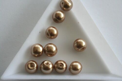 Cashmere Verre Perles #3731 8 mm 40 perles 