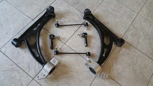 Audi A3 03-12 deux Front Wishbone Bras 2 deux Liens /& Deux Voie tiges en fonte