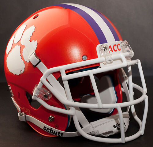 CLEMSON TIGERS NCAA Schutt XP Full Size GAMEDAY Replica Football Helmet