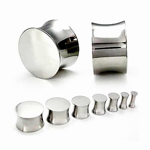 1 Soild 316L Surgical Steel Double Flare Earing Tunnel Ear plug Expander Saddle