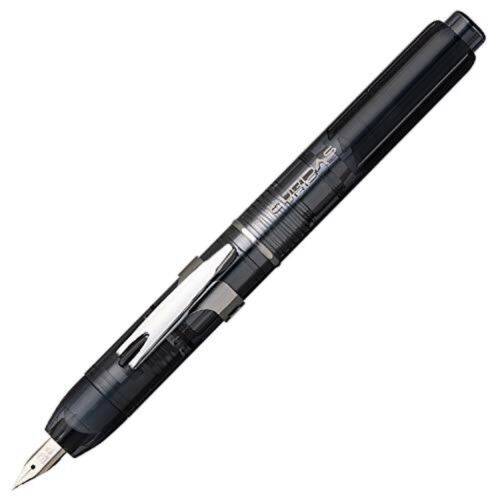 Platinum CURIDAS Knock Fountain Pen Graphite Smoke Extra Fine Nib PKN-7000#7-1