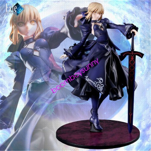 Animation Art Characters Fgo Fate Stay Night Saber Alter Figure Black Dress Pvc Anime Model Figurine Toys Collectibles Indenizerapido Com