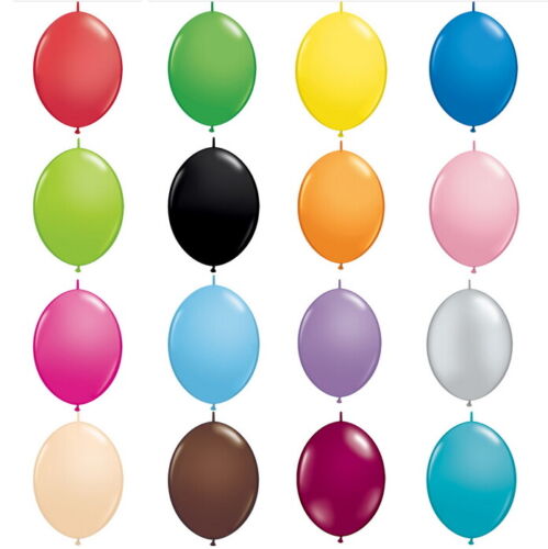 Qualatex Quicklink 6&#034; Latex Decorator Balloons Pack of 5, 10, 25 or 50