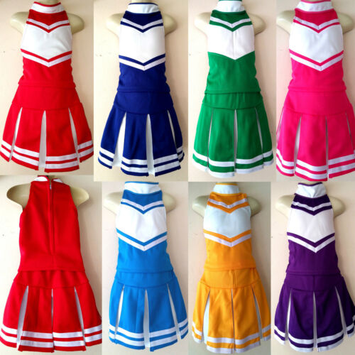 Little Girls Kids Children/Cheerleader/Uniform/Costume Halloween Size 2-16 