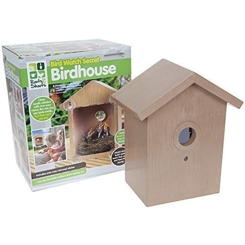 Window Nesting Box-Bird Secret Feeder House nid Clear See Through Viewing