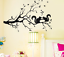 Wall Sticker Animals Squirrel On Long Tree Branch 3D Art Decal Kids Room Décor