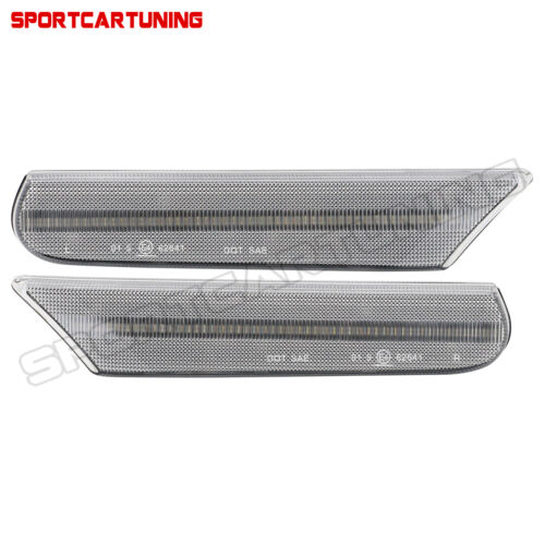 LED Side Marker Signal Light Clear For 98-04 Porsche Boxster 986 Carrera 911 996 