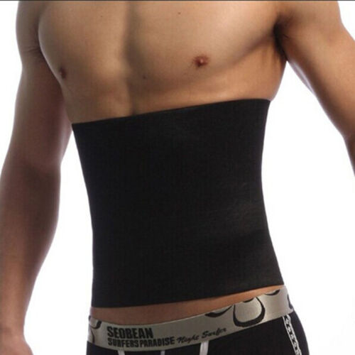 Men Tummy Tuck Belt Body Shaper Abdomen Control Slimming Trimmer Waist Trainer 