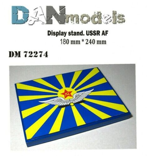 Details about  &nbsp;DAN Models 72274 Display Stand. USSR Air Force Theme, 180х240mm Scale 1/72