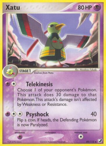 Uncommon Cards Pokemon TCG EX Unseen Forces