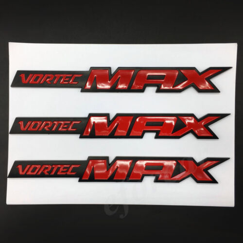 3x Vortec Max Door Emblem Badge Decals Chevrolet Chevy Silverado Sierra SS 6.0