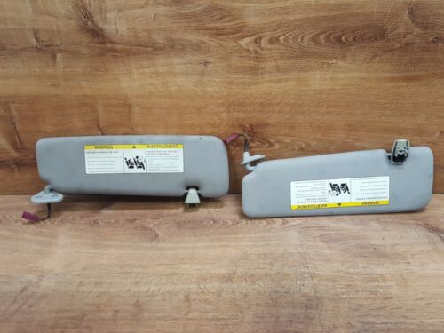 ✅ 12-19 BMW OEM F13 F06 Coupe Front Left Right Interior Sun Visor Pair Gray 