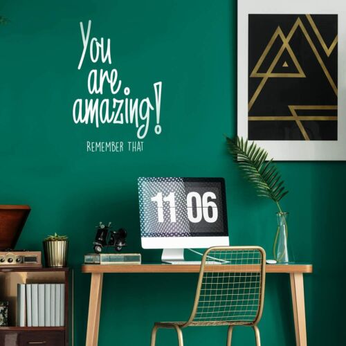 Details about  / You Are Amazing Remember That Vinyl Wall Decal Sitcker Decor for Home Removable