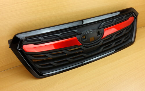 2014-2018 Shiny Black Red Metallic Matte Black For SUBARU FORESTER Front Grille 