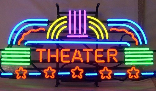 New Theater Bar Pub Decor Artwork Neon Sign 24/"x20/"