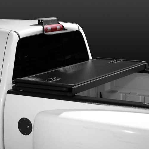 FOR 15-18 FORD F150 5.5FT TRUCK SHORT BED FRP HARD SOLID TRI-FOLD TONNEAU COVER