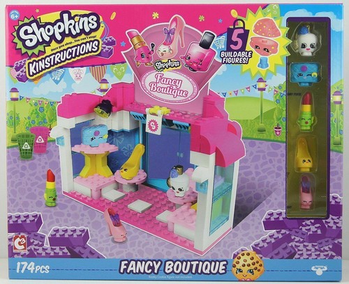 Shopkins Kinstructions Scene Fancy Boutique Building Set 37364 Wave 2 174pcs
