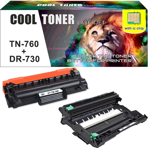 with Chip TN760 Toner DR730 Drum for Brother MFC-L2710DW MFC-L2750DW HL-L2730DW