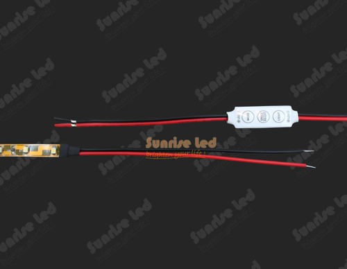 2PCS Mini controller dimmer 12V144W 3 key for led strip lights single 5050 3528