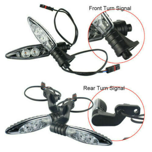 2x Front Rear Turn Signal Indicator LED Light For BMW S1000RR R1200GS F800GS R 