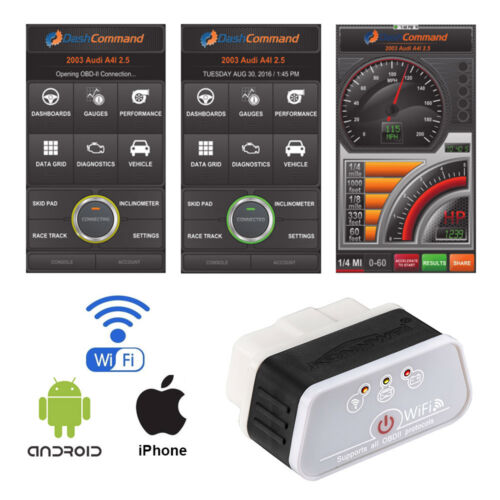 ELM327 KW903 WiFi Bluetooth OBD2 Car Code Reader Engine Fault Diagnostic Scanner