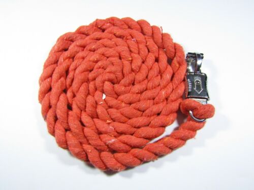 New 2 metres Cotton and Double Braided Leadrope with Quick release Panic Hook