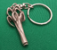 Welsh Leek Pewter Hand Crafted Key Ring Keyring in pouch Gift Idea