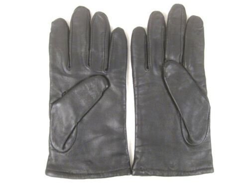 Size 9 US Army Black Leather Cold Weather Insulated Gloves
