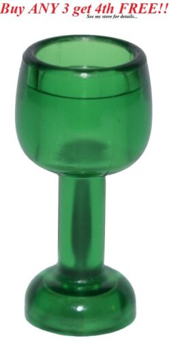 ☀️NEW Lego Pirate Minifig GREEN GOBLET Friends Minifigure Kitchen Food Wine Cup 