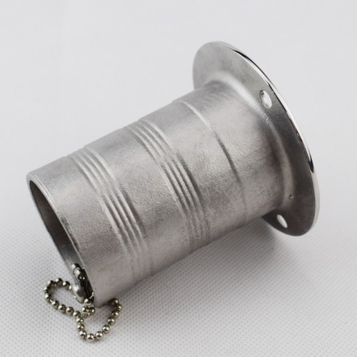 1Deck Fill//Filler Keyless Cap 2/" Gas Boat Marine 316 Stainless Steel Outlet Top