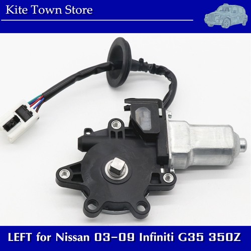 Front Drivers Side LH Window Regulator Motor for Nissan 03-09 Infiniti G35 350Z
