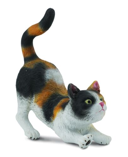 Domestic Cat 3-farbig Stretched 6 cm Dogs and Cats Collecta 88491