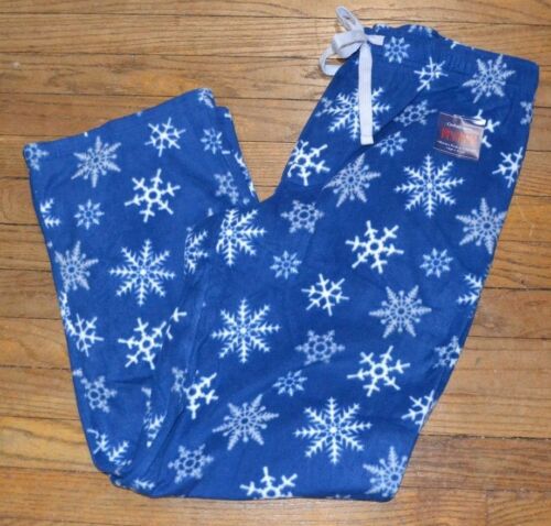 Croft & Barrow Brushed Fleece Pants Super Soft & Warm Moisture Wicking Snowflake 