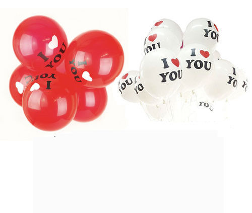 12/" Rouge I Love You Ballons Lovely saint valentin Romance ses cadeaux baloons