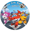 Super Wings Personalised Birthday Cake Topper Edible 7.5/" Wafer Cake Decoration