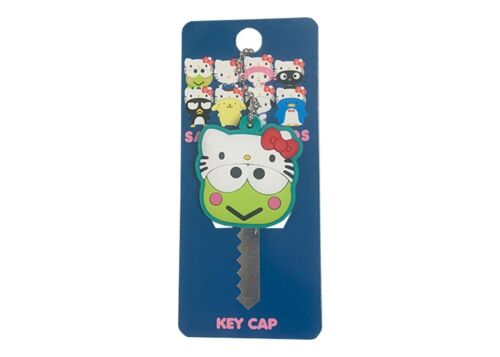 Hello Kitty Keroppi Key Cap Frog Cute Sanrio Brand New Animals Japanese Keychain 