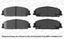 2008 2009 Pontiac G8 3.6L Base Model Max Performance Metallic Brake Pads F