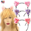 Details about  &nbsp;Women Girl Flower Blossom Hair Band Handmade Cat Ear Headband Halloween Party