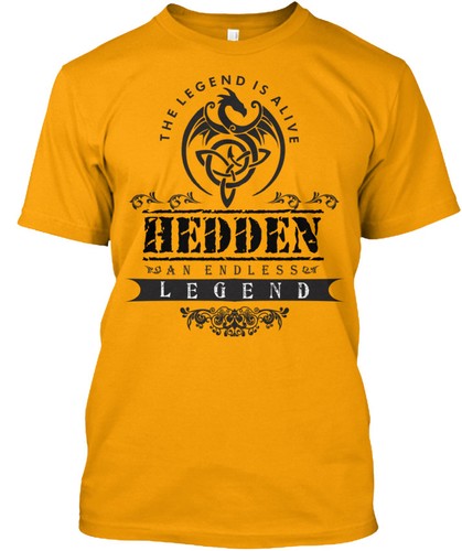 The Hanes Tagless Tee T-Shirt Details about / Legend Is Alive Hedden An Endless